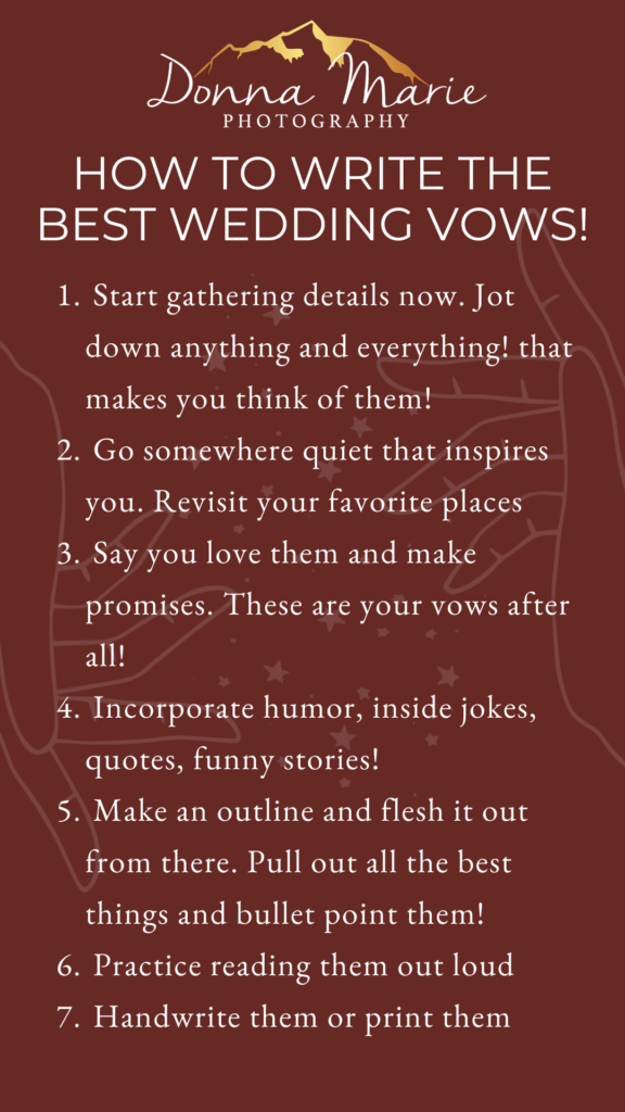 How To Write The Best Wedding Vows Donna Marie Photography   How To Write The Best Wedding Vows 576x1024 